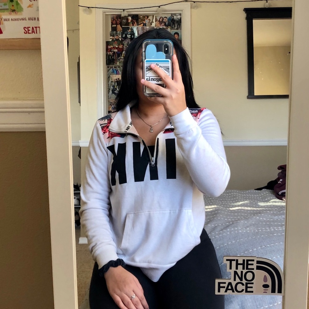 PINK Zip-Up Sweater